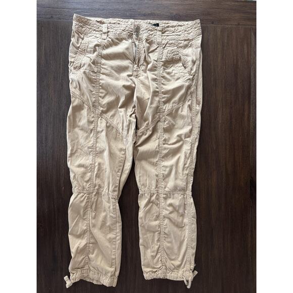 Lauren Ralph Lauren Pants - Lauren Ralph Lauren Pants Womens 10 Khaki Utility Safari Ruched Tie